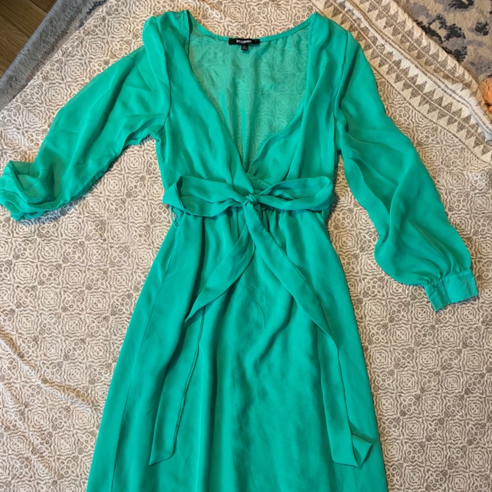*5 for 25* Green Midi Dress